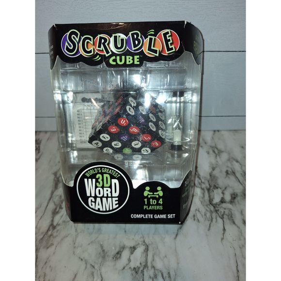 Scrubble Cube Worlds Greatest 3D Word Game - Picture 2 of 10